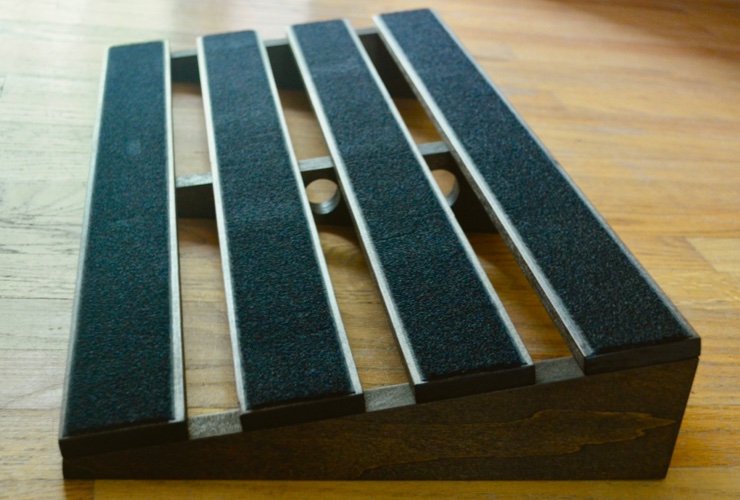 A 12x24 pedalboard shown from the right side